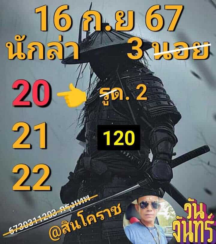 หวยฮานอย 16/9/67 ชุดที่ 2