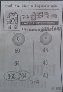 หวยคนสู้ชีวิต 1/11/67