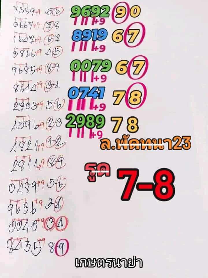 หวยลาว 23/10/67 ชุดที่ 8