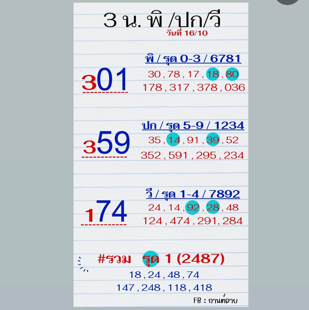 หวยฮานอย 16/10/67 ชุดที่ 10