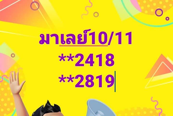 หวยมาเลย์ 10/11/67 ชุดที่ 8