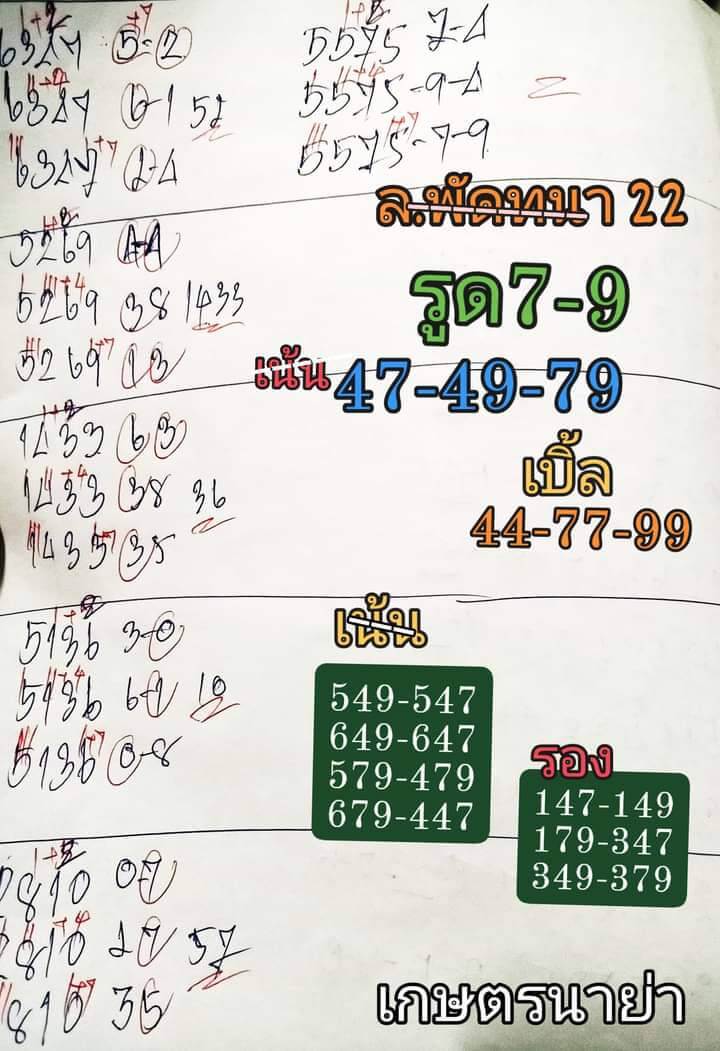 หวยลาว 22/11/67 ชุดที่ 1