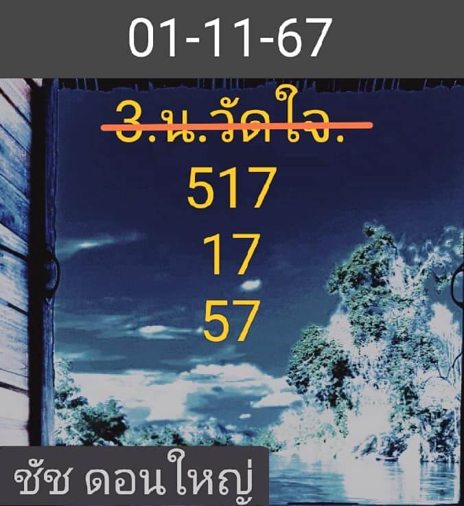 หวยฮานอย 1/11/67 ชุดที่ 6