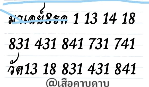 หวยมาเลย์ 8/12/67 ชุดที่ 1