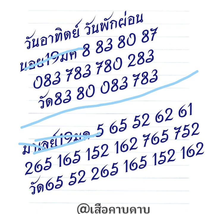 หวยฮานอย 19/1/68 ชุดที่ 5