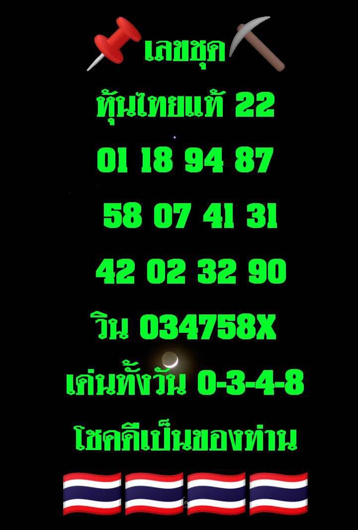 หวยหุ้น 22/1/68 ชุดที่ 3