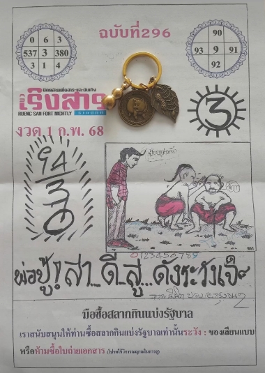 หวยเริงสาร 1/2/68