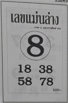 เลขแม่นล่าง 1/2/68