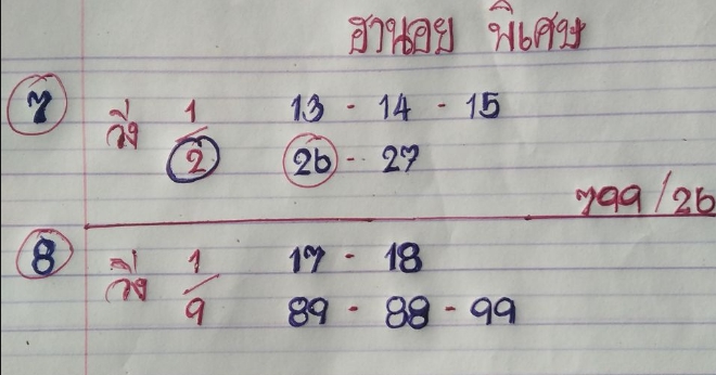 หวยฮานอย 8/9/63 ชุดที่ 9